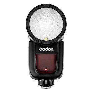 Godox V1-C Flash para Canon TTL, 76W, Con Batería de Cabeza Circular Magnética