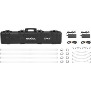 Godox TP4R-K4 KNOWLED Pixel RGB LED Kit de 4 Tubos