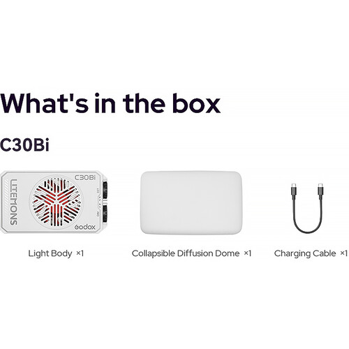 Godox Litemons C30BI Bi-Color Panel de Luz LED - Imagen 22