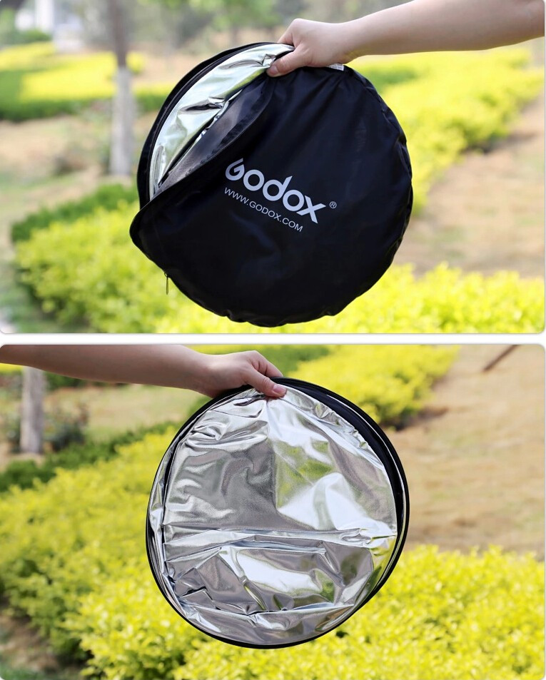 Godox Reflector 5 en 1 de 110 cm con Superficies Intercambiables - Imagen 2