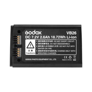 Godox VB26 Batería de Repuesto Para Flash V1 (para cualquiera de sus versiones, canon, nikon, sony, fuji)