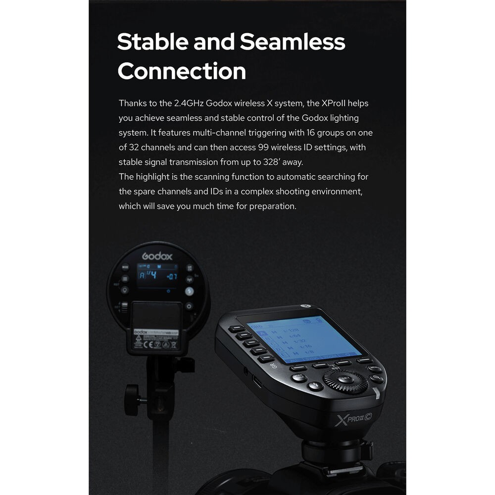 Godox XproIIC Trigger TTL, HSS, Bluetooth Para Canon - Imagen 13