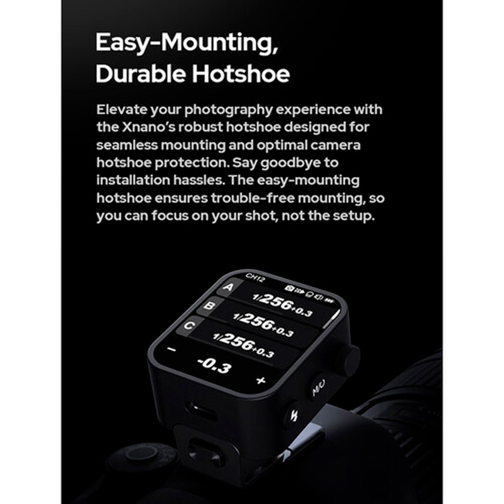 Godox X3 N Touchscreen TTL Wireless Flash Trigger Para Nikon - Imagen 12