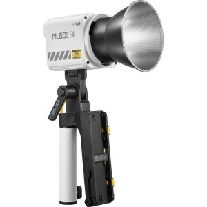 Godox ML60II BI Luz Led Bicolor 70W Con Empuñadura y Battery Grip AK-B01