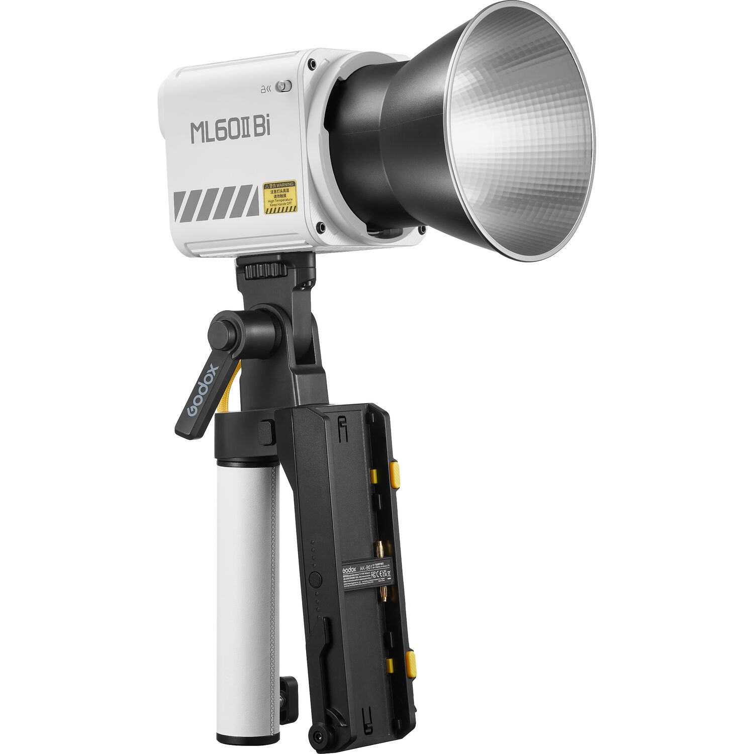 Godox ML60II BI Luz Led Bicolor 70W Con Empuñadura y Battery Grip AK-B01