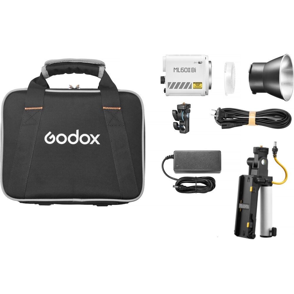Godox ML60II BI Luz Led Bicolor 70W Con Empuñadura y Battery Grip AK-B01 - Imagen 26