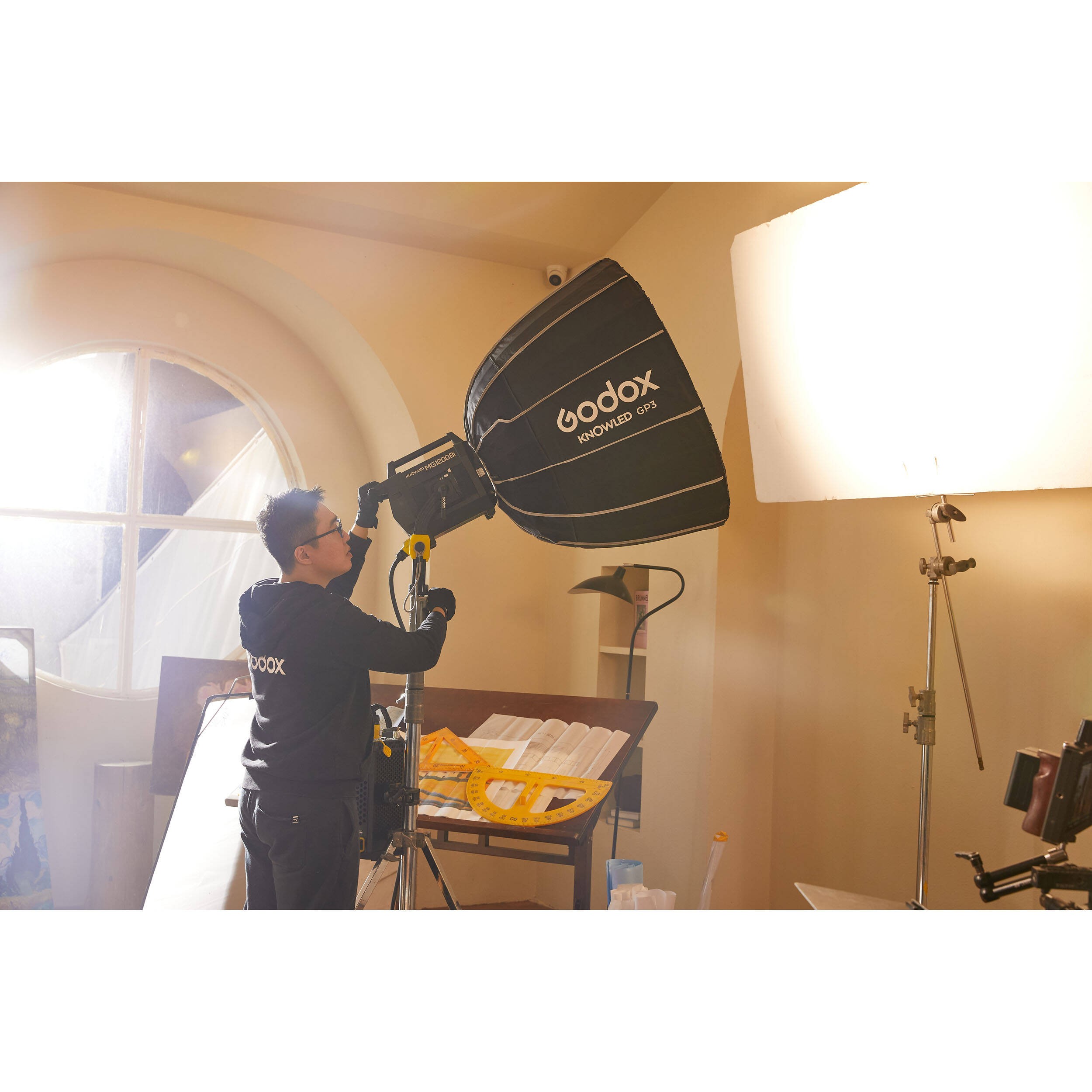 Godox MG1200Bi K1 KNOWLED Cañon Led Bi-Color Reflectores de 30 45 y 60° - Imagen 10
