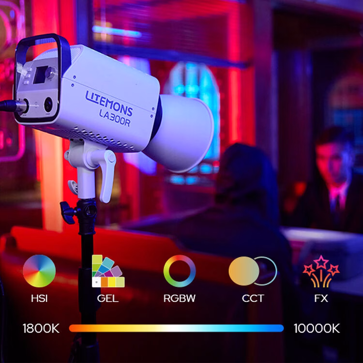 Godox Litemons LA300R RGB LED Monolight (Kit de 2 luces) - Imagen 14