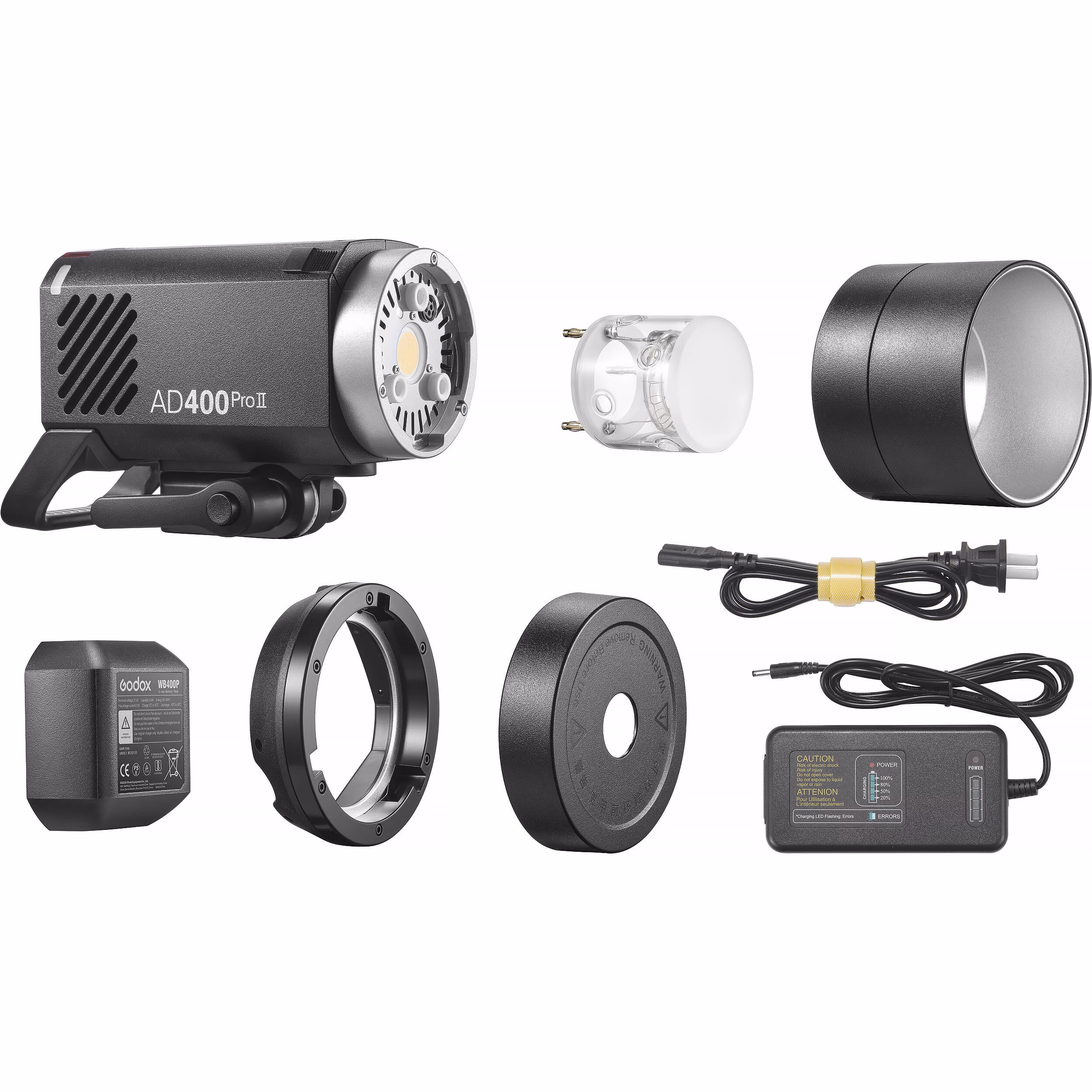 Godox AD400ProII Flash Portatil Con Batería 400w - Imagen 2