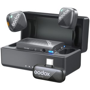 Godox Cube-C Combo Kit 1 Micrófono Doble Para Cámaras y USB-C