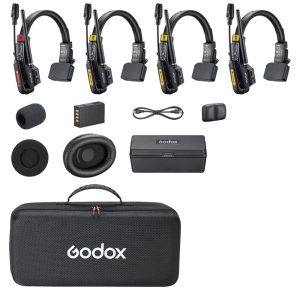 Godox SkyTalk Air 4S Sistema de Intercomunicación Inalámbrico Para 4 Personas